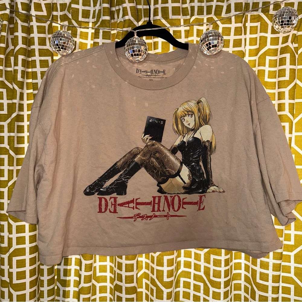 Death Note Graphic Crop Top